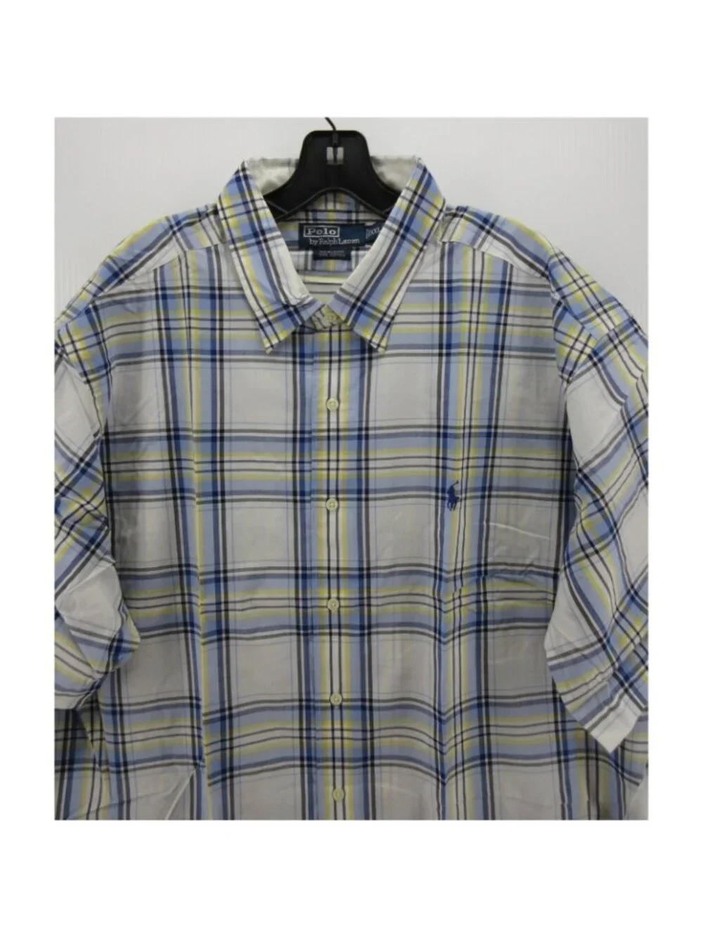 Polo Ralph Lauren Shirt XXL Marlowe Button Up Plaid Pony Preppy Woven